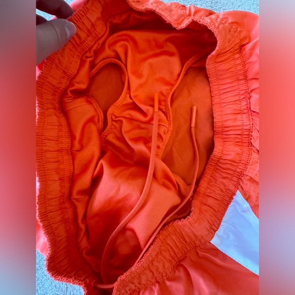 Adidas Orange and White Creamsicle Running Shorts - Picture 6 of 7